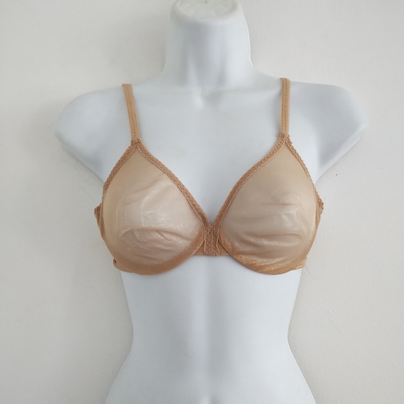 Gossard Glossies Underwire Sheer Molded Bra  in Nude - Picture 3 of 9